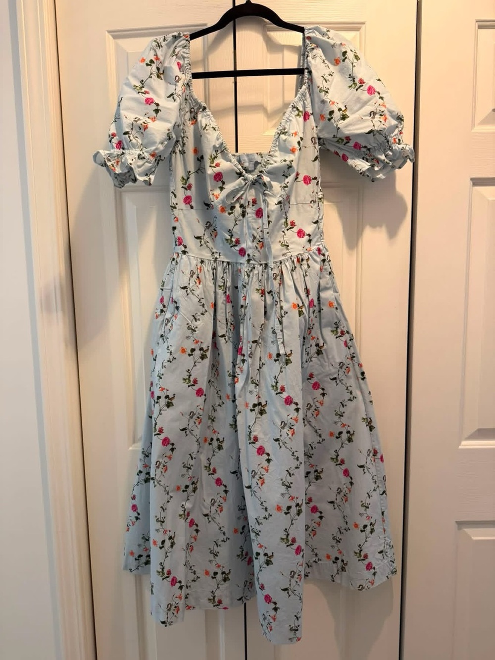 Hill House Ophelia Dress in Pond Floral Size M